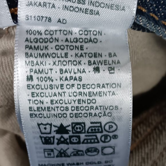 Levis 559 Mens Relaxed Straight Fit Jeans 34x31 Blue Denim - Picture 7 of 10